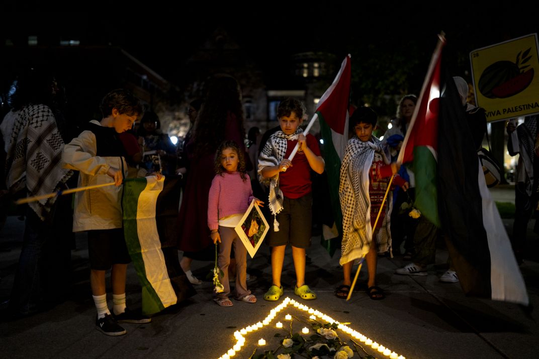 Palestine And Lebanon Vigil At The University Of Michigan ...