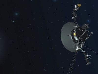Voyager 1, still outbound.