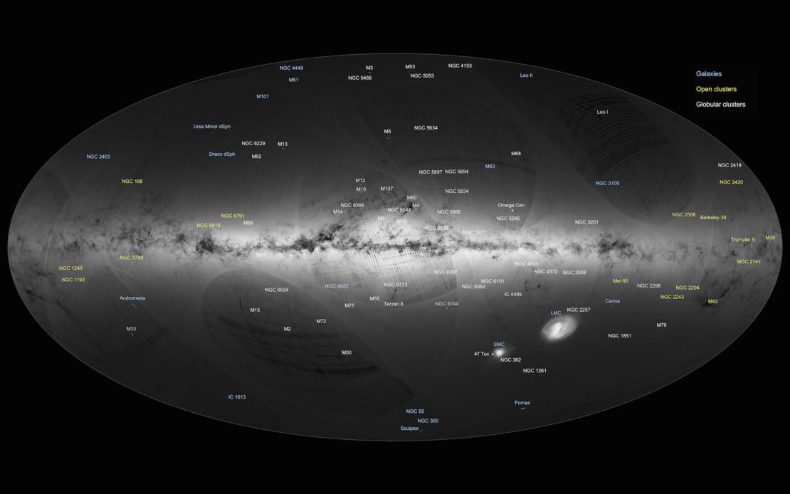 galaxy milky way map