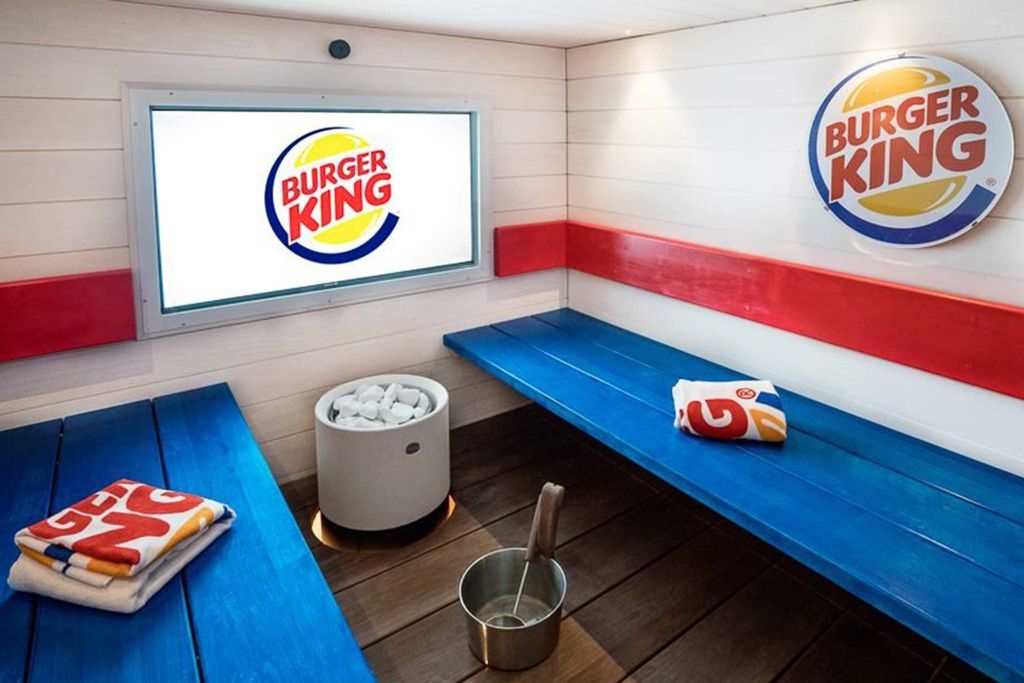 Burger King sauna