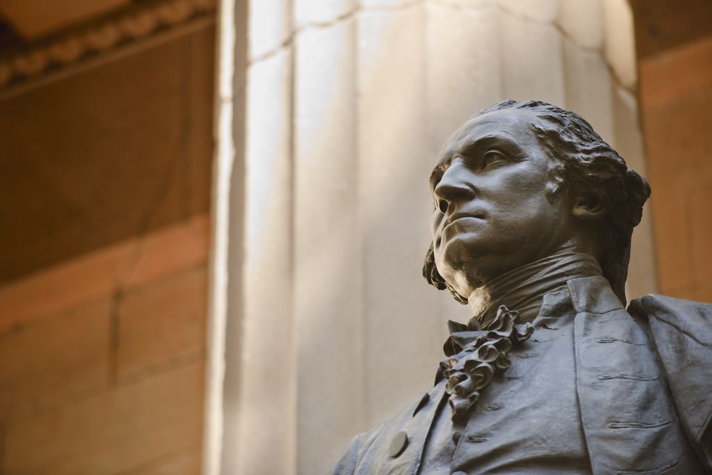 George Washington Statue (stock image)