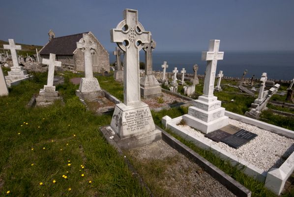 Photo taken of old church located on the top of the Orme in Llandudno ...