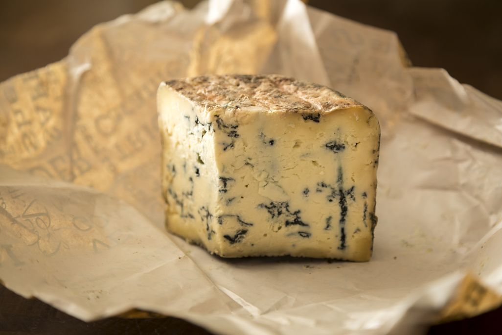 Stock image of blue cheese