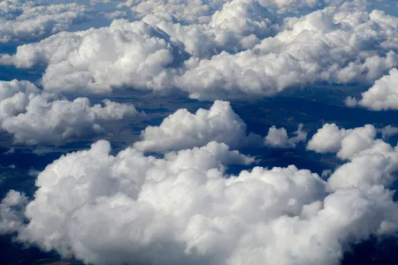 Microbes can grow in clouds and even divide in two.