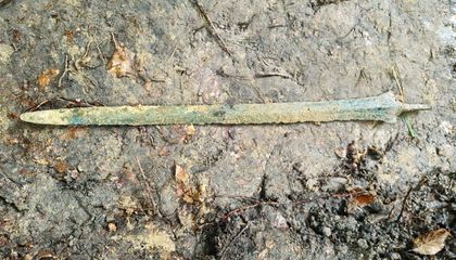 A Man Unearthed a Mysterious Metal Object Sticking Straight Up From the Ground. It Turned Out to Be a 2,700-Year-Old Sword