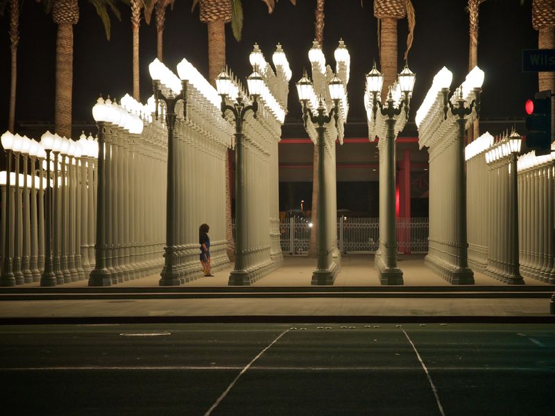 Urban Light sculpture by Chris Burden Los Angeles County Museum of art