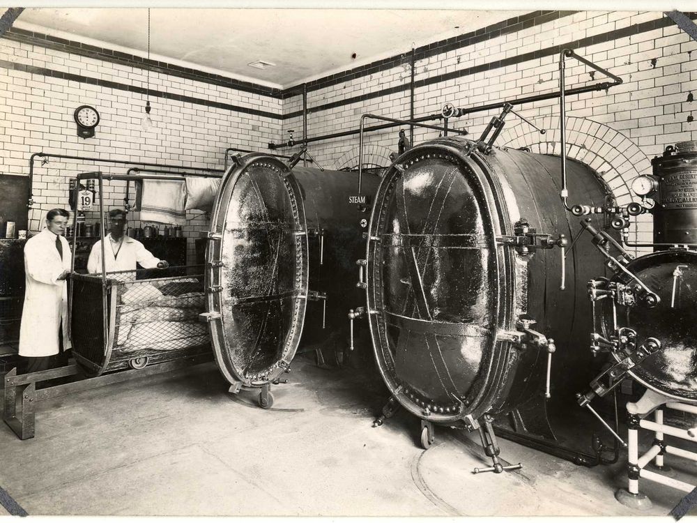 Clothing and soft furnishings were cleaned with machines that used high-pressure steam and formaldehyde to kill germs and vermin