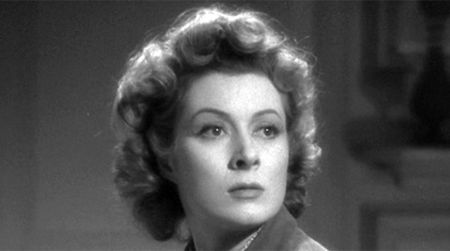 Making a case for war: Greer Garson in Mrs. Miniver.