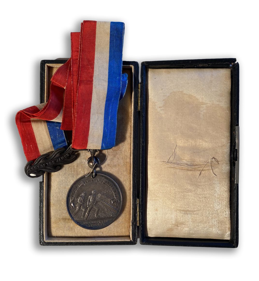 A medal given to Black Civil War soldiers by Union General Benjamin F. Butler