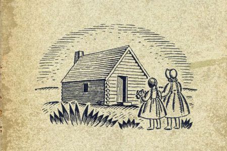 This illustration by Helen Sewell graced one of the original editions of Little House on the Prairie, published in the 1930s. That book tells of the period in the Ingalls family's lives in which they settled in Kansas on land that still belonged to Native Americans.