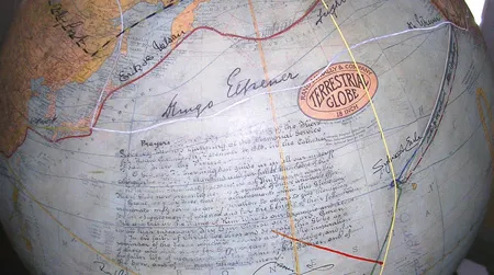 The prized Fliers' and Explorers' Globe at the American Geographical Society