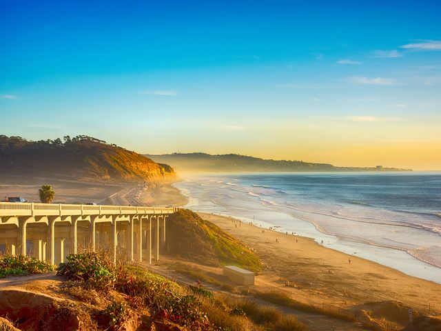 About 75 percent of Americans are expected to travel by car this summer. Taking the scenic route along such roadways as Highway 101, seen above in Del Mar, California, can make the trip even more worthwhile.