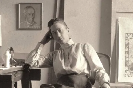 Hilma af Klint, pictured in her studio circa 1885
