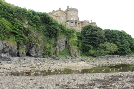 The ghost of a bagpiper is rumored to haunt the caves below Culzean Castle