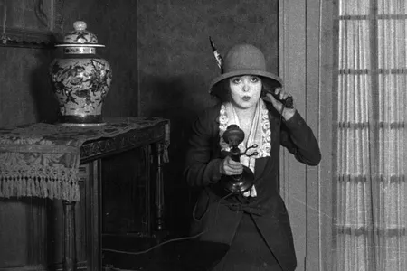 Clara Bow in a still from&nbsp;The Pill Pounder, which premiered 101 years ago