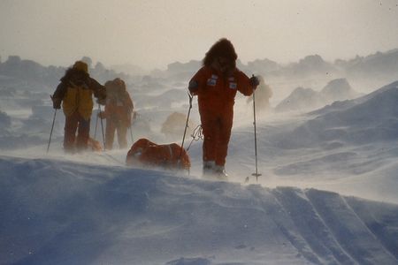 The women faced temperatures of almost -50 degrees Fahrenheit, blasting winds and ever-changing ice conditions.
