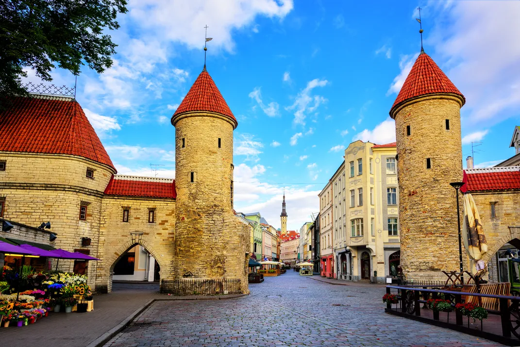 Viru Gate, Tallinn, Estonia
