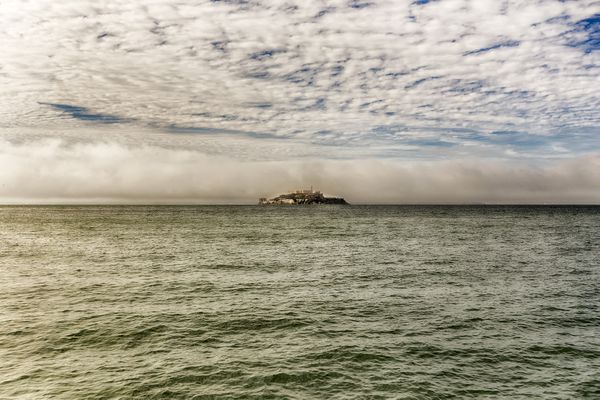 Alcatraz in the fog thumbnail