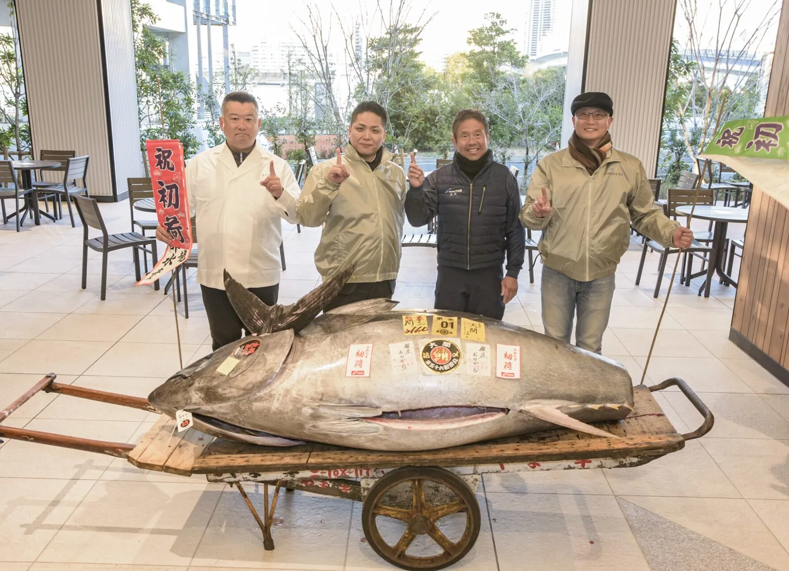 Massive Bluefin Tuna the Size of a Motorcycle Sells for $1.3 Million at ...