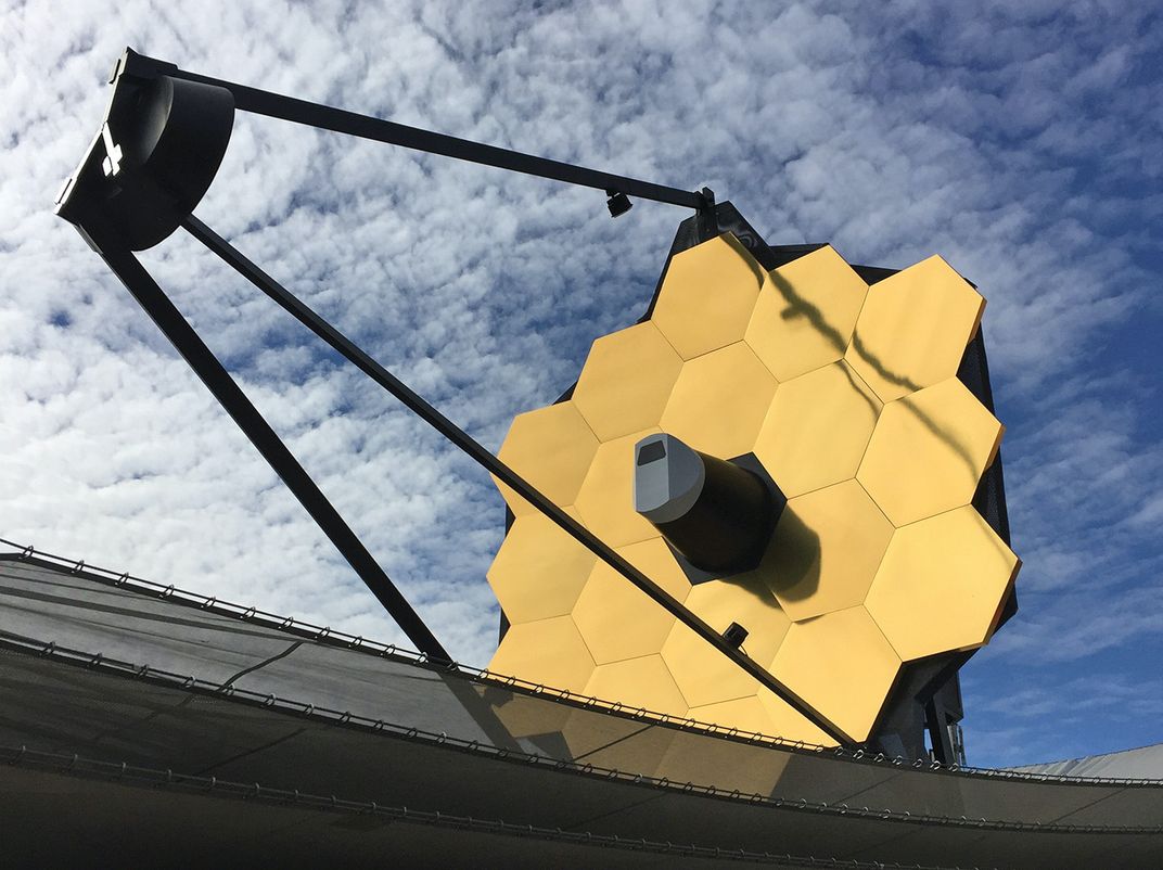 replica of the James Webb Space Telescope