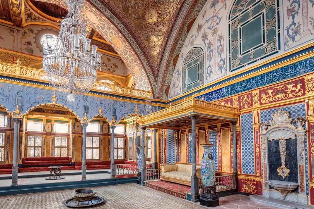 Grand room in Topkapi Palace, Istanbul