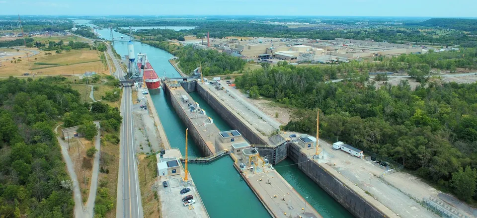  Lock in the Welland Canal 
