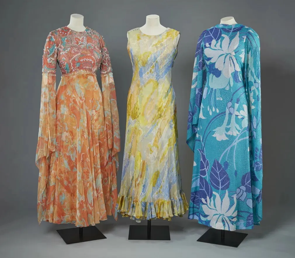 Evening gowns, Ian Thomas, 1970s