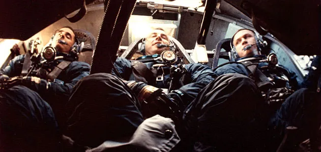Apollo 8 crew in training