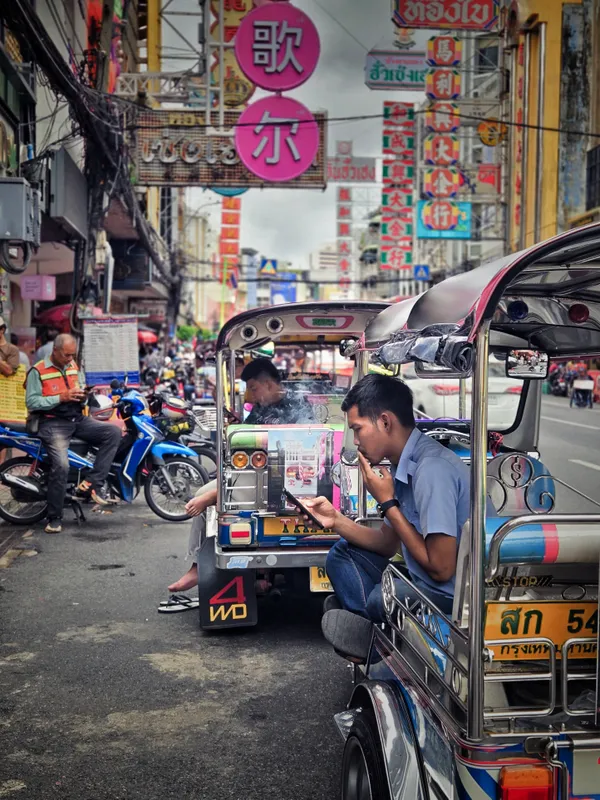 On the street of Chinatown thumbnail