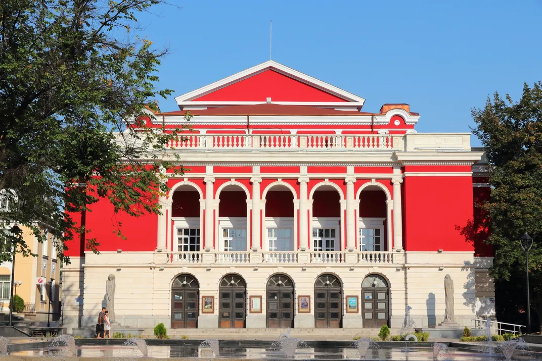 Facade of the Rousse State Opera House