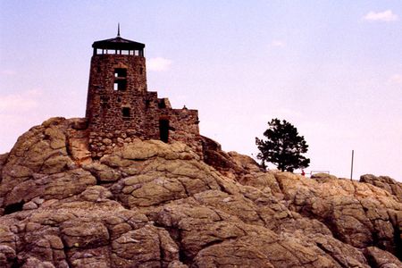 Fire watchtower on the newly re-named Black Elk Peak