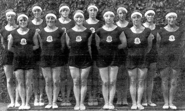 Women gymnasts competed for the first time at the 1928 Olympics