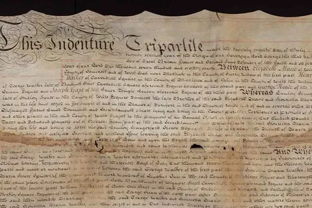 The document, which had been stored in a folded shape for more than 200 years, is composed of parchment pages that offer new insight into the Smithsonian founder's family history.