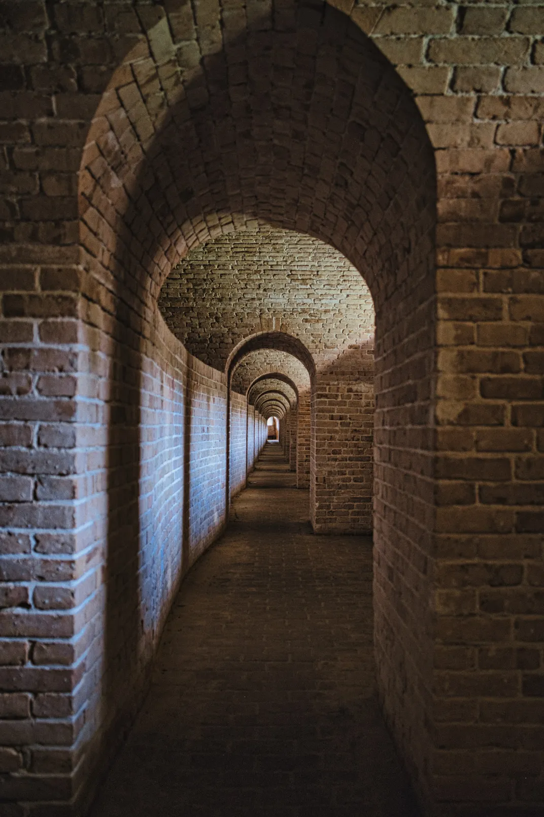 7 - Soldiers fought battles from these tunnels at Fort Barrancas in Pensacola.