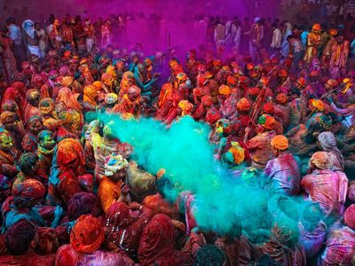The Meaning Behind the Many Colors of India's Holi Festival image