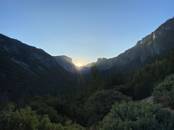 Sunrise from Tunnel View thumbnail
