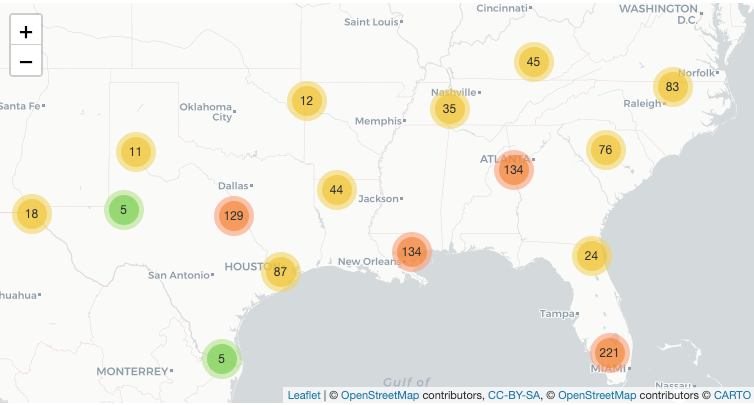 dallas gay bars map