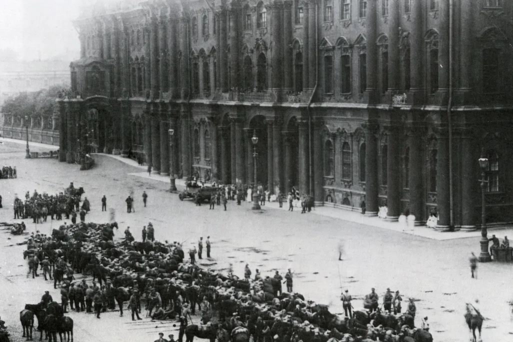 Winter Palace, Petrograd, Russia, in 1917