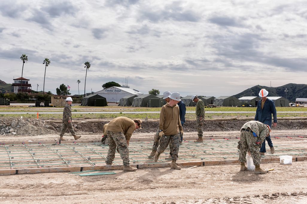Marines repair runway