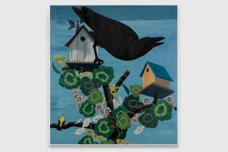 “Black and part Black Birds in America: (Crow, Goldfinch),” 2020