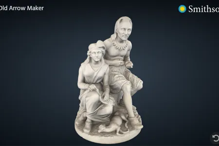 Screenshot of 3d view of Old Arrow Maker