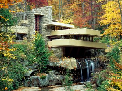 No structure epitomizes Wright’s “organic” approach like Fallingwater, the 1937 house in Pennsylvania. Unesco designated it a World Historic site this past July. 