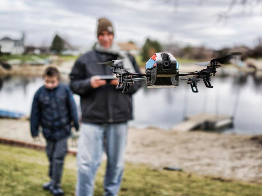 Drone in the park