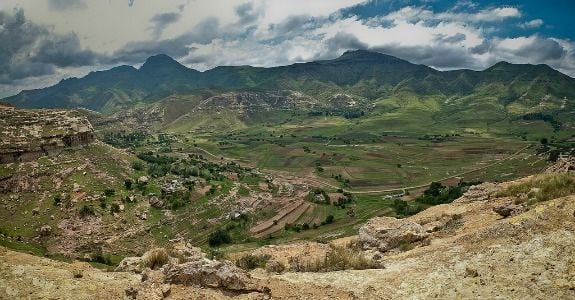 Should you visit the mountainous landscape of Lesotho