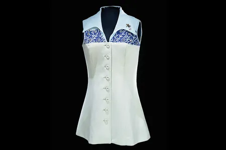Billie Jean King wore this dress when she beat Bobby Riggs, a former number-one male player, during the 1973 &ldquo;Battle of the Sexes.&rdquo;