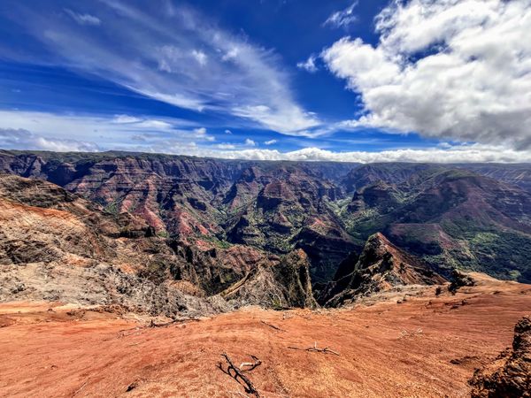 Morning Glory: Waimea Canyon Bathed in Sunlight thumbnail