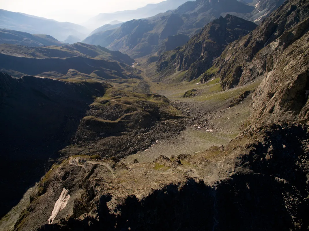 A first glimpse of the Alps