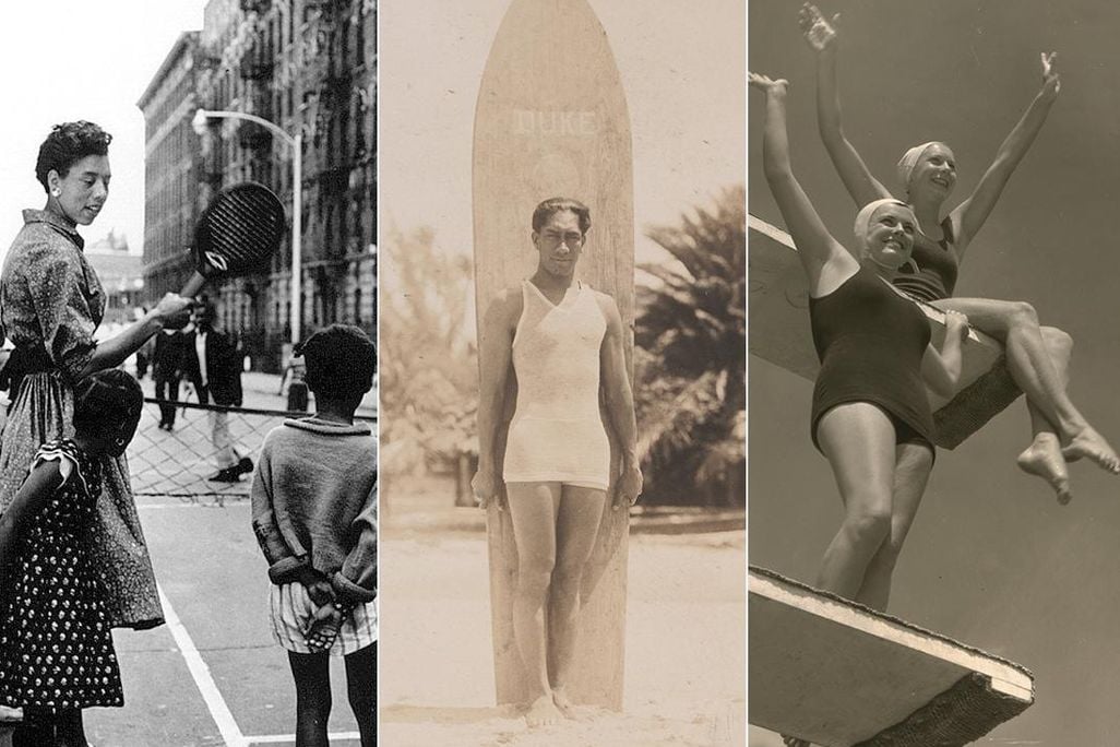 summer sports collage