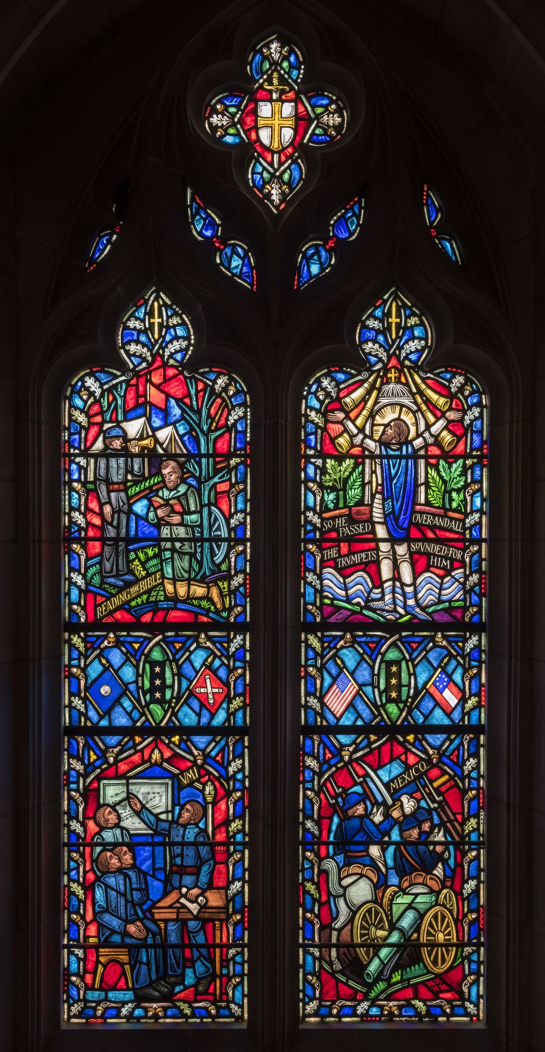 National Cathedral replaces windows honoring Confederacy with