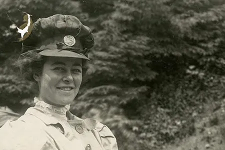 Ramsey's trip across the United States took 59 days to complete and covered 3,800 miles.